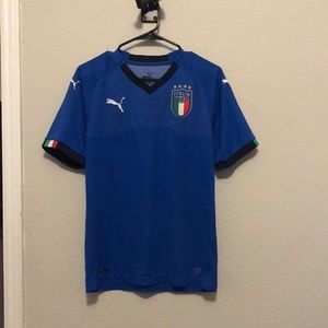 Puma FIGC Italia soccer Jersey Dry Fit